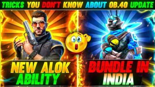 WHITE 444 BUNDLE IN INDIA😱 ALOK NEW ABILITY🔥 || TRICK YOU DON’T KNOW ABOUT OB.40 UPDATE