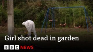 British girl shot dead in France while playing in garden – BBC News