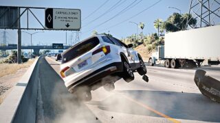 BeamNG Drive – Realistic Freeway Crashes #5