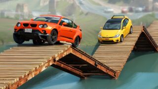 Cars vs Broken Bridges ▶️ BeamNG Drive | 4